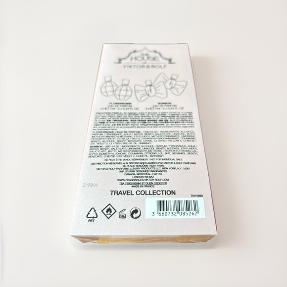 VIKTOR & ROLF THE HOUSE TRAVEL COLLECTION (W) SET 4 X 7ML (FLOWERBOMB + BONBON) - Picture 4 of 4